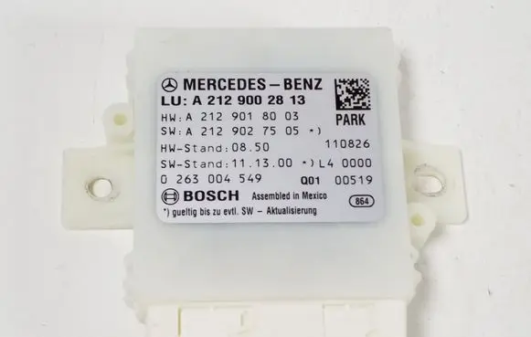 Mercedes-Benz E C207 W207 Parking PDC control unit/module A2129002813