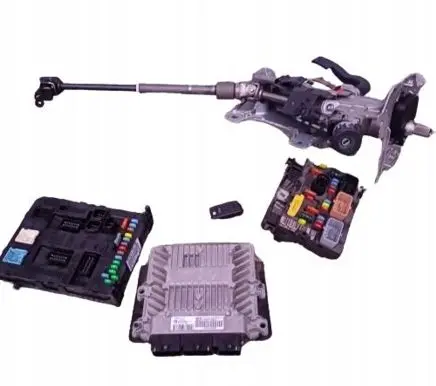 Citroen C4 III e-C4 Engine ECU kit and lock set 9663572880