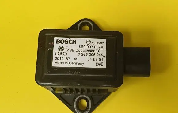 Audi A4 S4 B5 8D ESP acceleration yaw rate sensor 8E0907637A 0265005245