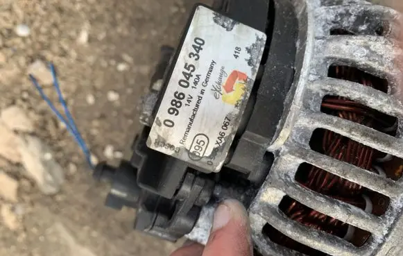 Skoda Octavia Mk2 (1Z) Generator/alternator 0986045340