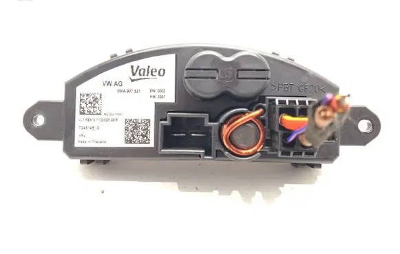 Volkswagen Touran III Heater blower motor/fan resistor 5WA907521