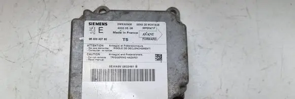 Peugeot 307 Airbag control unit/module 9645840780