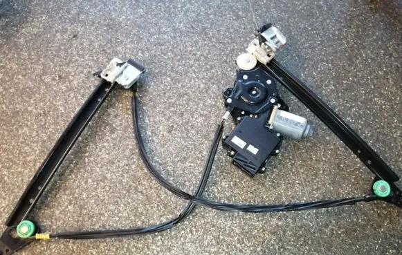 Seat Alhambra (Mk1) Rear door window regulator with motor 7M3959812 YM2114533BA