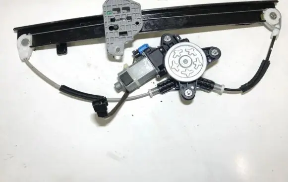 Sliding door window regulator with motor