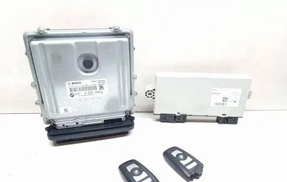 BMW 5 F10 F11 Engine ECU kit and lock set 8572455 0281019432 9301522