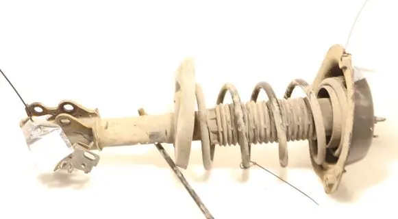 Front shock absorber with coil spring