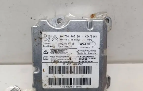 Peugeot 508 Airbag control unit/module 9678656380 2012041105 A2C53323336