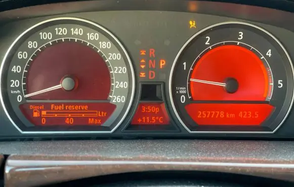 BMW 7 E65 E66 Speedometer (instrument cluster) 6972090 110080103