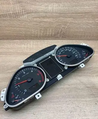 Audi A6 S6 C6 4F Speedometer (instrument cluster) 4F0920931F 4F0910930A KMH