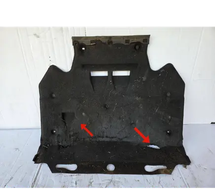 Audi A6 C7 Engine splash shield/under tray 4G0863822C
