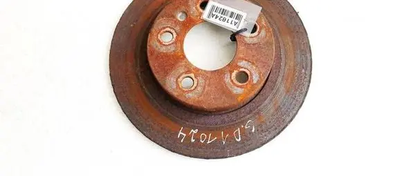 Opel Astra H Rear brake disc neventiliuojamas