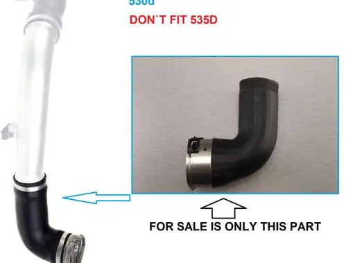 BMW 5 E60 E61 Intercooler hose/pipe 11617799400 7799400 11617797707