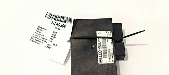Audi A8 S8 D3 4E Tow bar trailer control unit/module 4E0907383 58299505