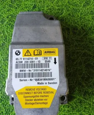 BMW M5 Airbag control unit/module 9114214 31911421401V 220439113