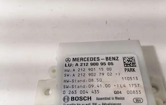 Mercedes-Benz E W212 Parking PDC control unit/module A2129009505
