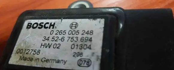 BMW X5 E53 ESP acceleration yaw rate sensor 0265005248