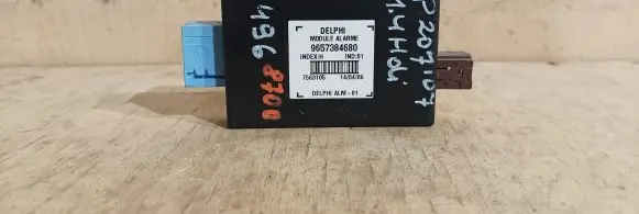 Peugeot 207 Alarm control unit/module 9657384680