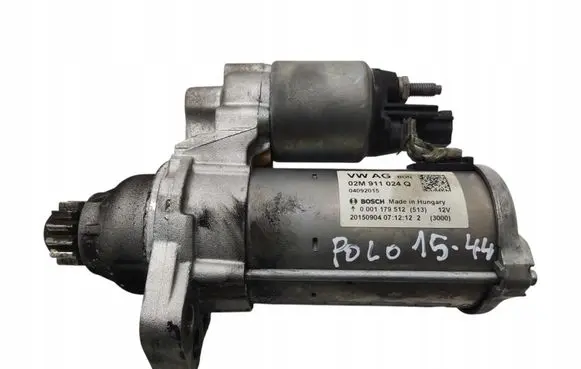 Volkswagen Polo V 6R Starter motor 02M911024Q
