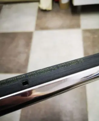 Ford Fusion II Rear door glass trim molding DS73F20562A DS73F25604A