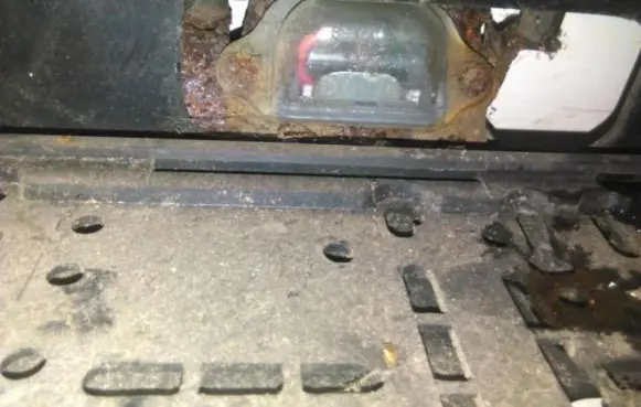 Mazda 626 Number plate light