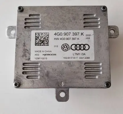 Audi A3 S3 8V Headlight ballast module Xenon 4G0907397K 1036110013 LTM113A