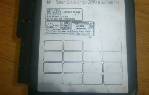 Opel Vectra B Comfort/convenience module 90464713mu
