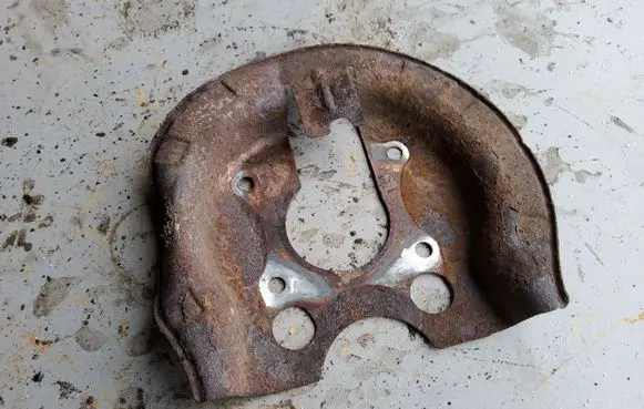 Peugeot 307 Rear brake disc plate dust cover 