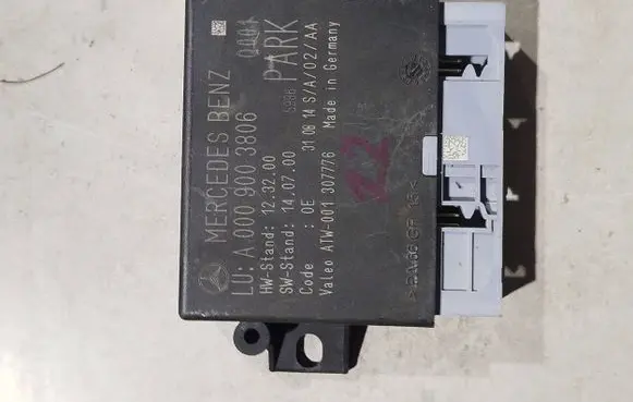 Mercedes-Benz C W205 Parking PDC control unit/module A0009003806
