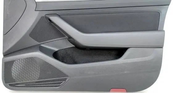 Front door card panel trim