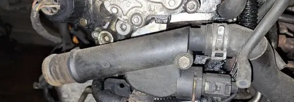 Skoda Superb B6 (3T) Engine coolant pipe/hose 038121132d