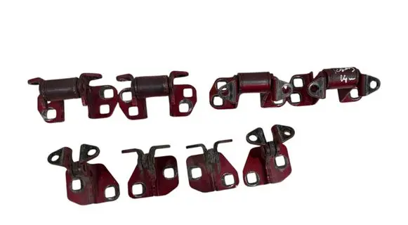 Front door hinge set