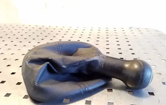 Gear lever shifter trim leather/knob
