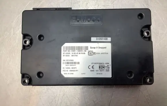 Ford C-MAX II Bluetooth control unit module A12831498 B017701 D1BT14D212EB
