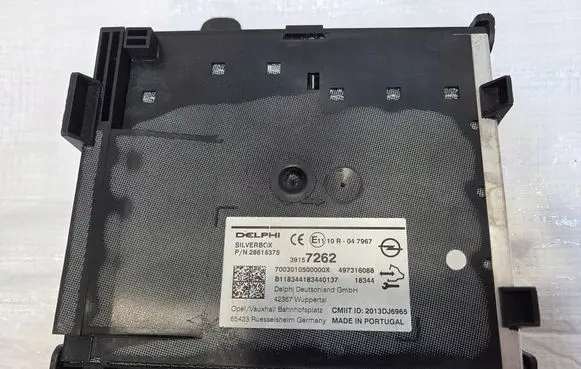 Opel Astra K GPS navigation control unit/module 39157262