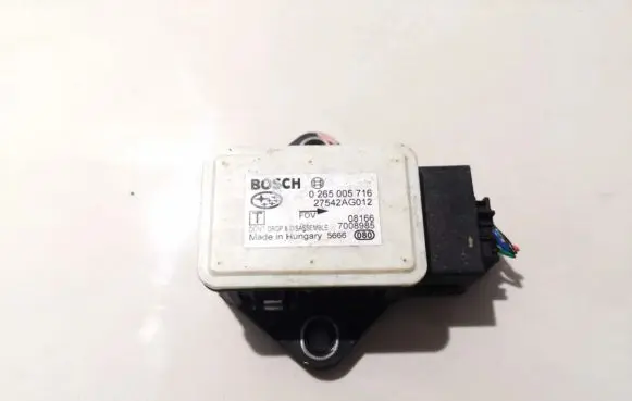 ESP acceleration yaw rate sensor