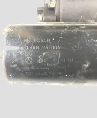 Mercedes-Benz CLK A209 C209 Starter motor 0051510101 0001115006