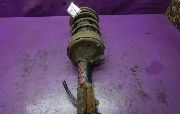 Front shock absorber with coil spring