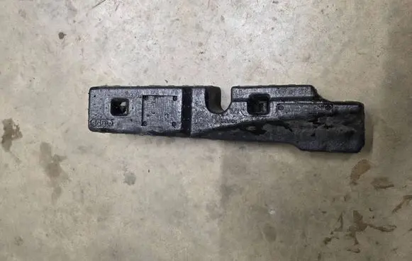Audi Q5 SQ5 8R Rear bumper foam support bar 80F807665