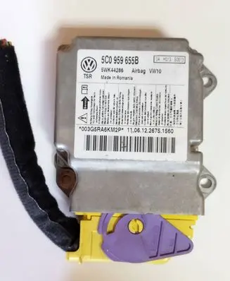 Volkswagen Golf VI Airbag control unit/module 5C0959655B 5WK44286