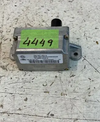 Volkswagen Touareg I ESP acceleration yaw rate sensor 7E0907652A 10098503034 448801001021