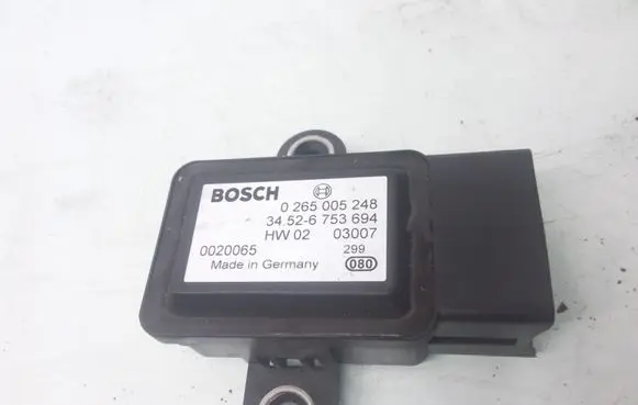 BMW X5 E53 ESP acceleration yaw rate sensor 0265005248 6753694