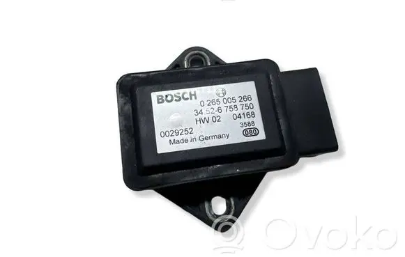 BMW 5 E60 E61 ESP acceleration yaw rate sensor 0265005266 34526758750 0029252