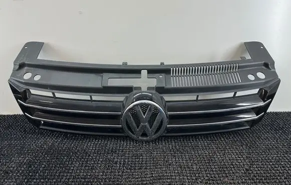 Volkswagen Sharan Front bumper upper radiator grill 7H0853653A 7N0853651D