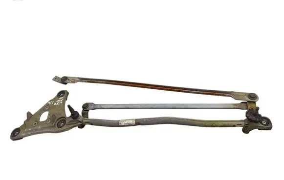 Front wiper linkage and motor