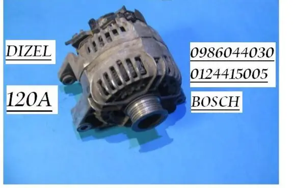 Opel Frontera B Generator/alternator 0986044030 0124415005