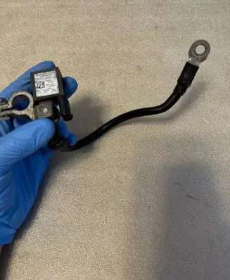 Mercedes-Benz C W204 Negative earth cable (battery) A1665420218 6143676 FEV9A09154