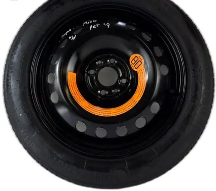 Alfa Romeo Mito R12 spare wheel
