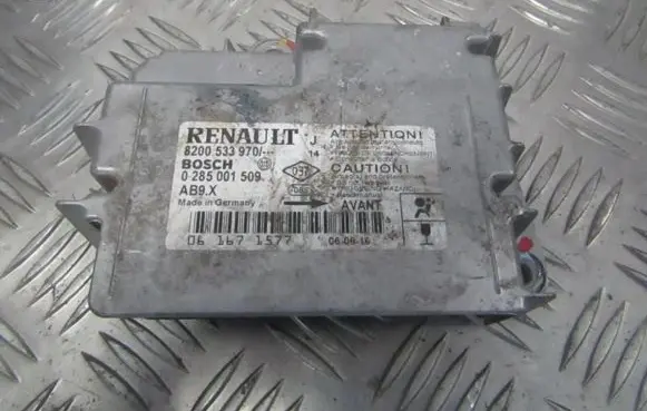 Renault Modus Airbag control unit/module 8200533970 0285001509
