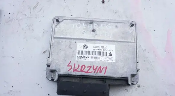 Volkswagen Touareg I Gearbox control unit/module 0AD927755AT