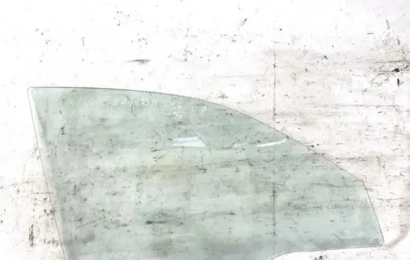 Mazda 626 Front door window glass four-door